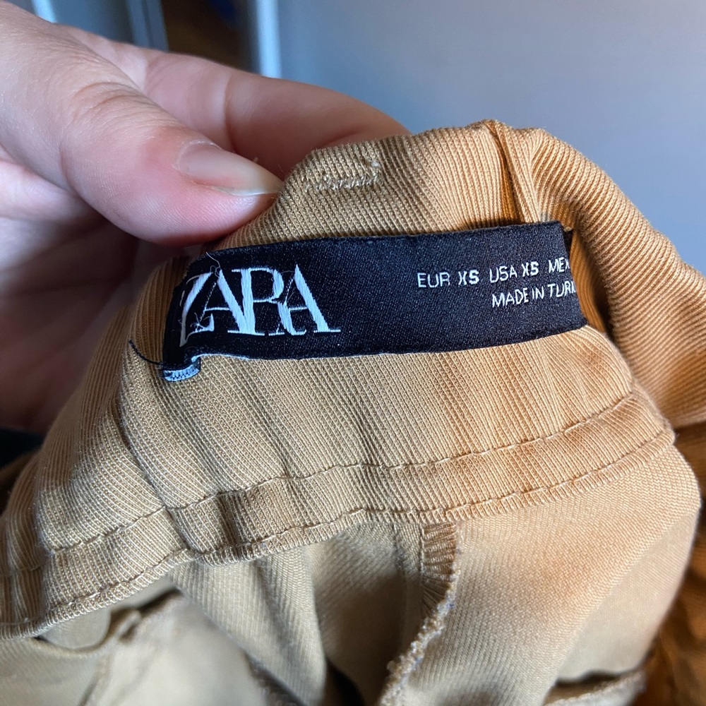 Tan Zara trousers XS - Picture 3 of 3